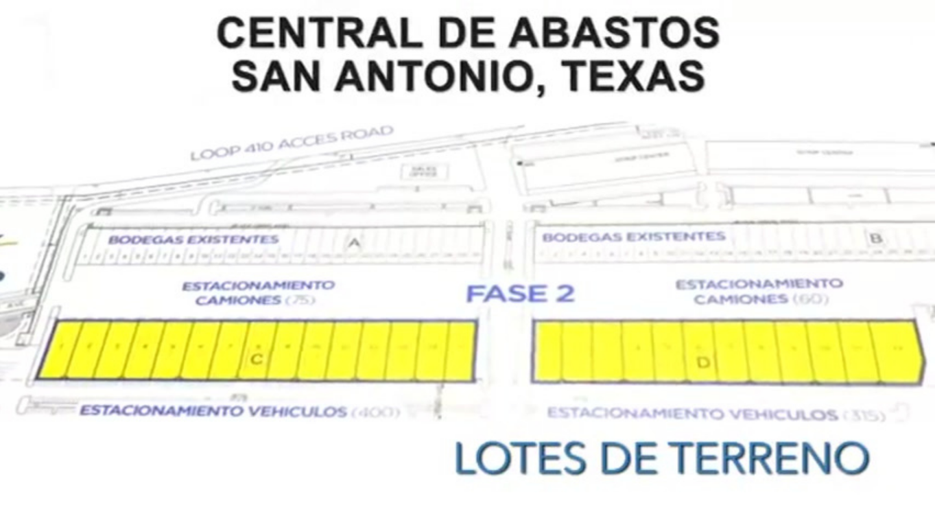 Maximiza tu presencia empresarial con un lote en la Nueva Central de Abastos de San Antonio Texas